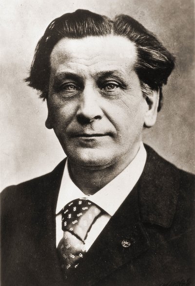 François Coppée (1842-1908), Franse dichter en toneelschrijver, gefotografeerd door Nadar door Gaspard Felix Tournachon Nadar