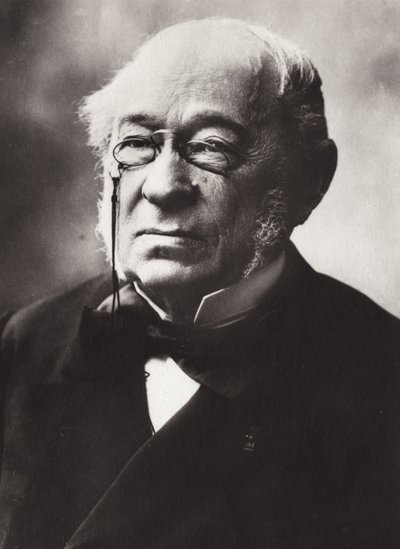 Johann Strauss Jr. (1825-1899), Oostenrijkse muzikant. Door Nadar door Gaspard Felix Tournachon Nadar