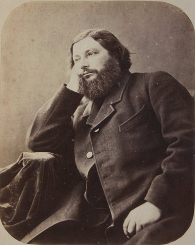 Gustave Courbet, ca. 1866 door Nadar
