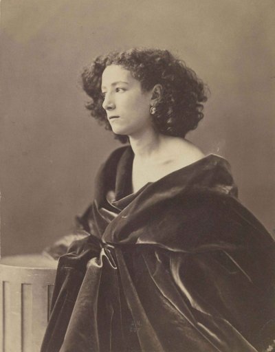 Portret van Sarah Bernhardt, 1864 door Nadar