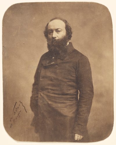 Portret van Théodore Rousseau door Gaspard Félix Nadar