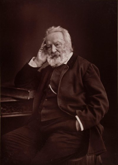 Portret van Victor Hugo door Gaspard Félix Nadar
