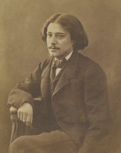 Portret van de auteur Alphonse Daudet 1840-1897 door Gaspard Félix Nadar