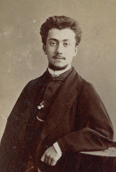 Portret van de componist Alexandre Luigini 1850-1906 door Gaspard Félix Nadar