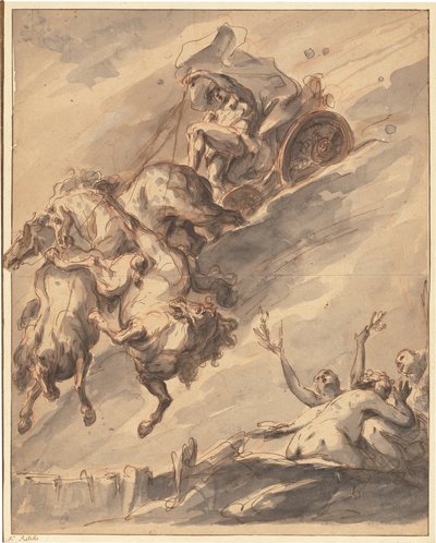 De Val van Phaeton door Gaspare Diziani
