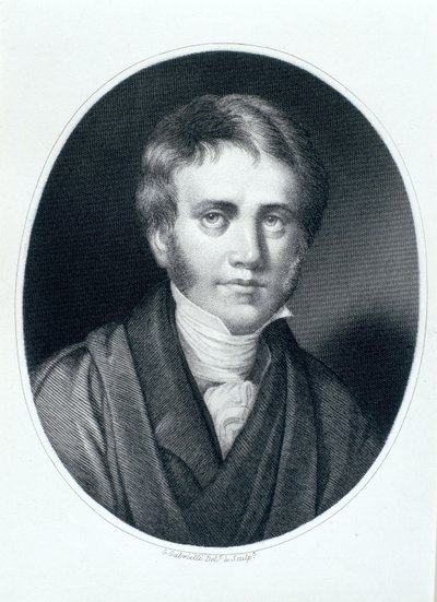 Sir John Herschel, astronoom en wetenschapper, 1810s door Gaspare Gabrielli