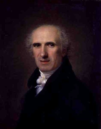 Portret van Antonio Canova door Gaspare Landi