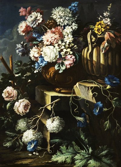 Bloemenstuk door Gasparo Lopez