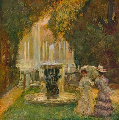 Les Grandes Eaux A Versailles LAllee DEau, ca. 1908 door Gaston La Touche