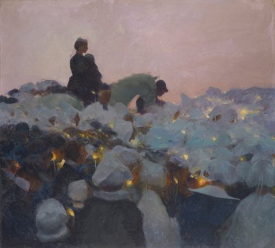 Pardon in Bretagne door Gaston La Touche