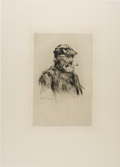 Portret van een Oude Visser door Gaston La Touche