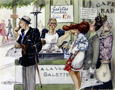 A La Vraie Galette door Gaston Le Beuze