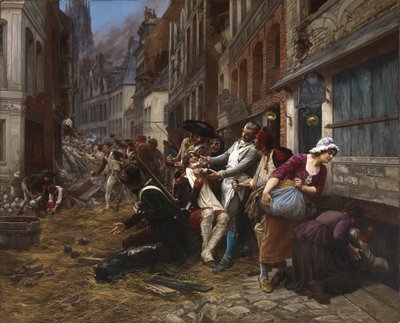 Episode van het Beleg van Lille door Gaston Theodore Melingue