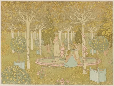 Park, 1897 door Gaston de Latenay