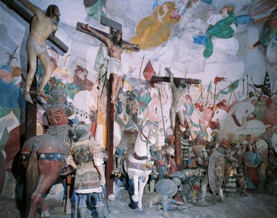 Kapel van de Kruisiging, door Gaudenzio Ferrari, Heilige Berg van Varallo Sesia, Italië door Gaudenzio Ferrari