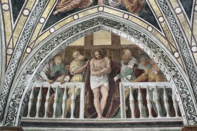 Ecce Homo Fresco door Gaudenzio Ferrari (ca. 1475-1546) 1542 Milaan, Basilica di Santa Maria delle Grazie Italië door Gaudenzio Ferrari