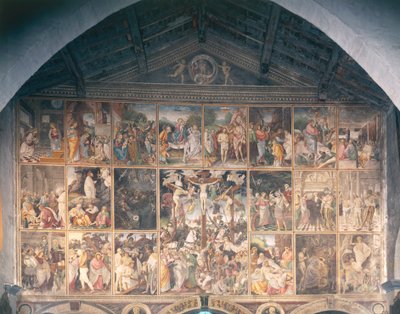 Leven en Passie van Christus, fresco door Gaudenzio Ferrari, 1513 door Gaudenzio Ferrari