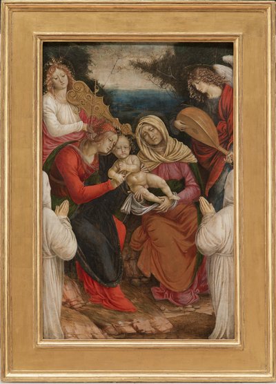 Madonna en Kind, Sint Anna en Schenkers door Gaudenzio Ferrari