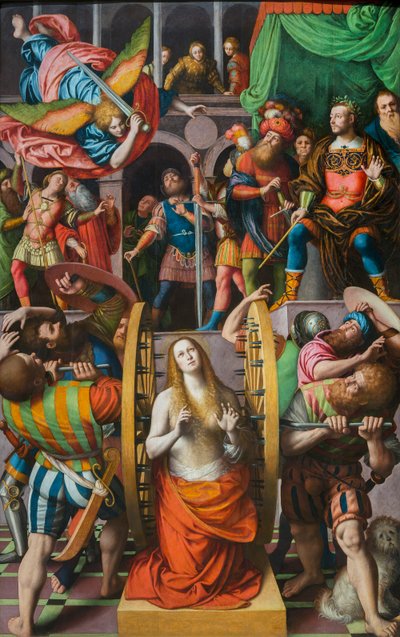 Martelaarschap van Sint-Catharina door Gaudenzio Ferrari