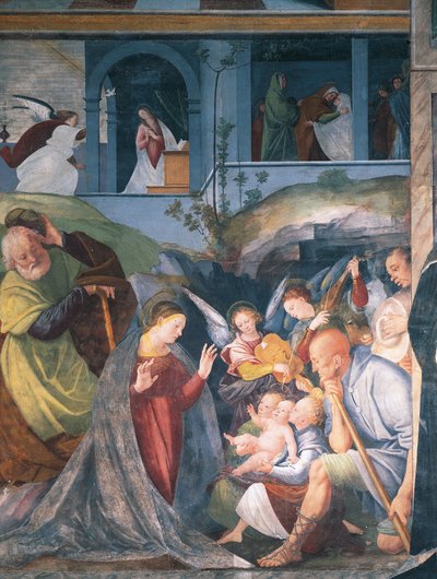 Geboorte van Christus door Gaudenzio Ferrari