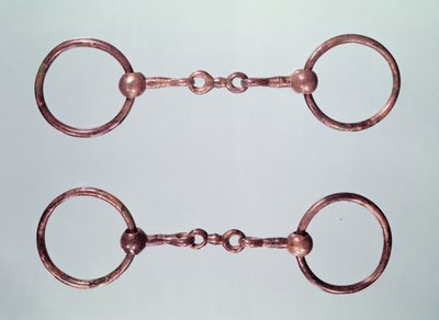 Paardenbitten, uit La Gorge-Meillet, Tene I (ca.475-0 v.Chr.) door Gaulish