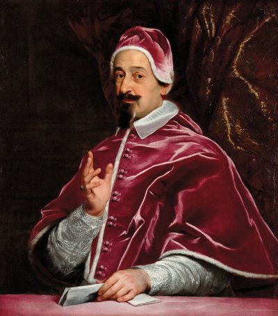 Portret van paus Alexander VII 1599-1667, 1667 door Gaulli