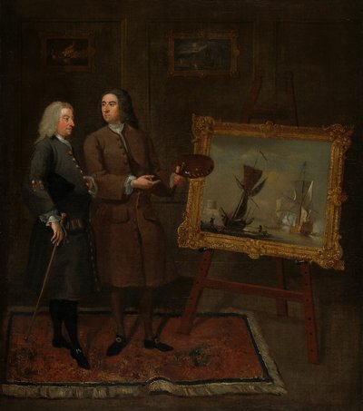 Thomas Walker en Peter Monamy door Gawen Hamilton