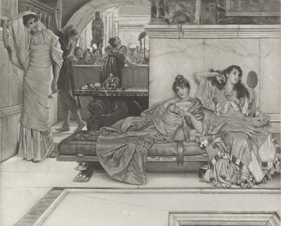 Bij het heiligdom van Venus, ca. 1889 door Gebbie and Husson Co Ltd