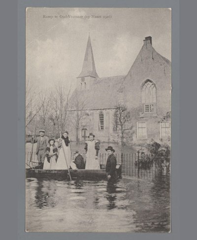 Ramp te Oud-Vossemeer op 13 maart 1906 door Gebroeders van Straaten