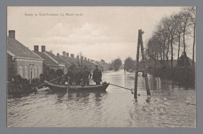 Ramp te Oud-Vossemeer op 13 maart 1906 door Gebroeders van Straaten