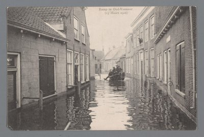 Ramp te Oud-Vossemeer op 13 maart 1906 door Gebroeders van Straaten
