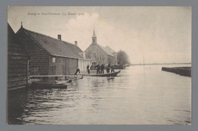Ramp te Oud-Vossemeer op 13 maart 1906 door Gebroeders van Straaten