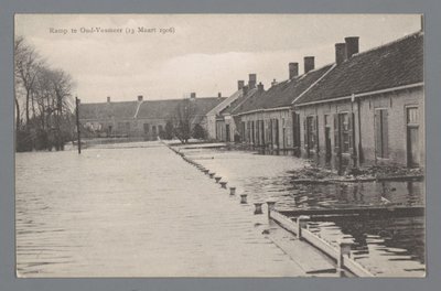 Ramp te Oud-Vossemeer op 13 maart 1906 door Gebroeders van Straaten