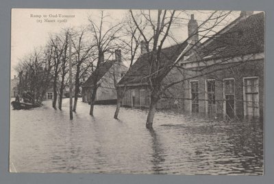 Ramp te Oud-Vossemeer op 13 maart 1906 door Gebroeders van Straaten