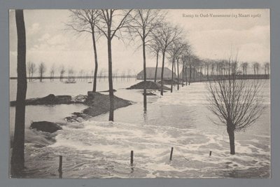 Ramp te Oud-Vossemeer op 13 maart 1906 door Gebroeders van Straaten