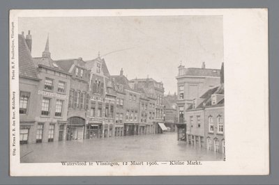 Watervloed in Zeeland door Gebroeders van Straaten