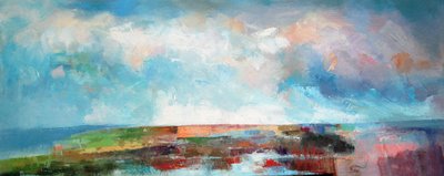 Abstract Landschap (Bretagne) door Geert Bordich