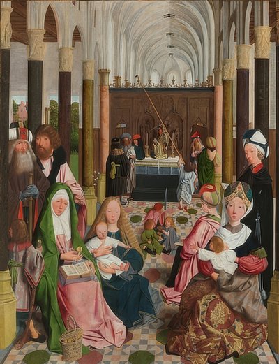 De Heilige Familie door Geertgen Tot sint Jans