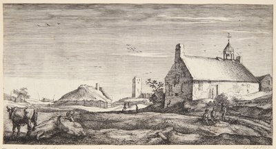 De nieuwe kerk bij Muiderberg door Geertruyt Roghman