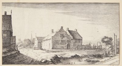 Domhuset in Ouderkerk aan de Amstel door Geertruyt Roghman