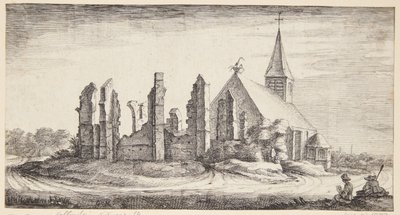 De Kerk in Sloten door Geertruyt Roghman