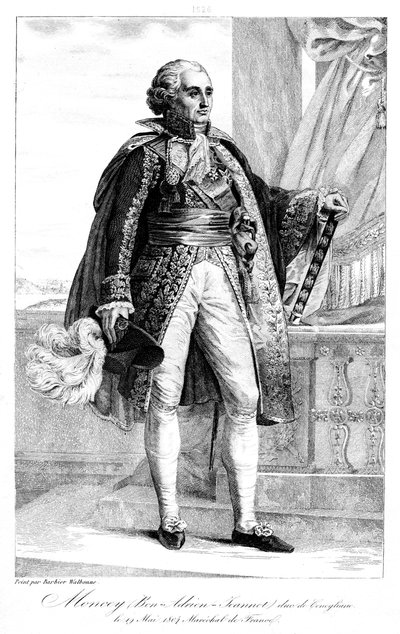Bon Adrien Jeannot de Moncey 1754-1842, Maarschalk van Frankrijk, 1839 door Geille