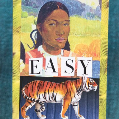 Eenvoudige tijger, 2019 (collage) door Genevieve French