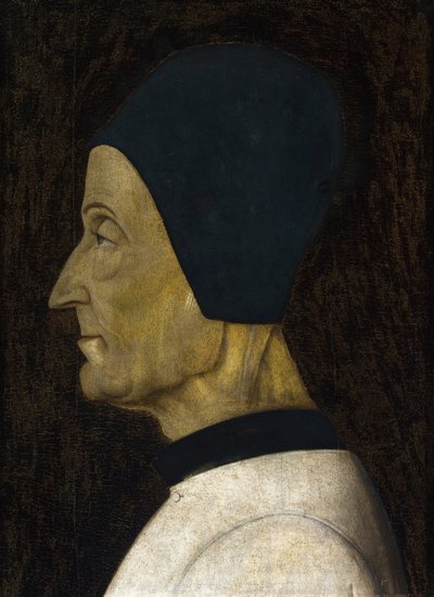 Portret van Lorenzo Giustiniani door Gentile Bellini