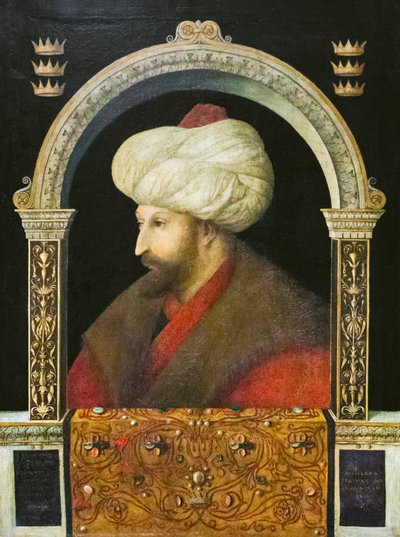 Sultan Mehmed II door Gentile Bellini