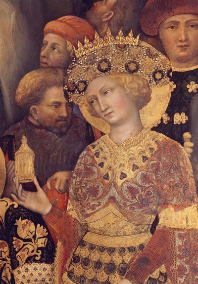 Aanbidding van de wijzen (detail) door Gentile da Fabriano