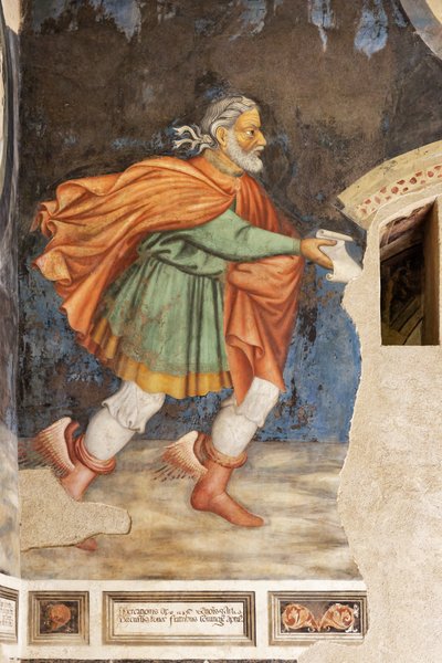 De Hal van Vrije Kunsten en Planeten door Gentile da Fabriano