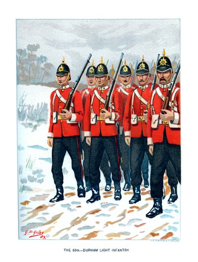 De 69e Durham Light Infantry door Geoffrey Douglas Giles