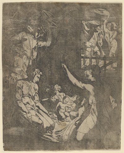 De geboorte van Christus door Geoffroy Dumoûtier