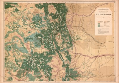 Geologische en geografische atlas van Colorado en aangrenzende gebieden door Geological And Geographical Survey Of The Territories